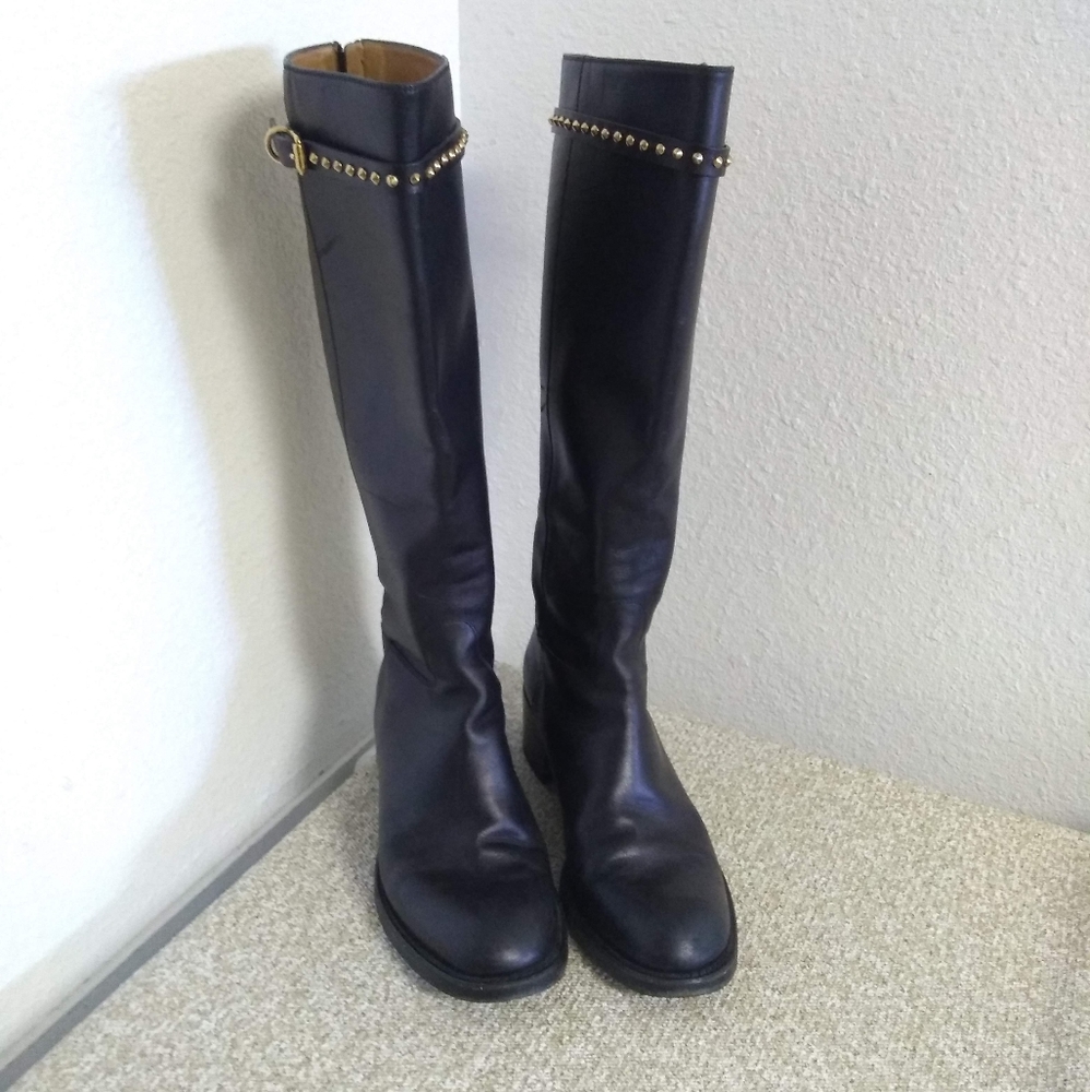 Gucci Black Leather Boots - Picture 2 of 8